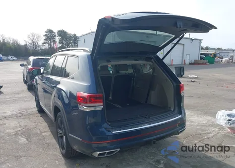 2021 Volkswagen Atlas 3.6L V6 Se W/Technology R-Line from USA, damaged, VIN 1V2NR2CA3MC562568